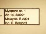 Myopopone 1 Label